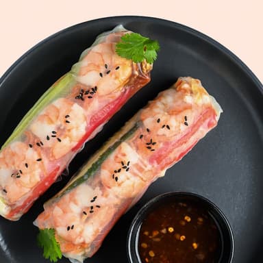 Спрінг-рол з креветками і овочами