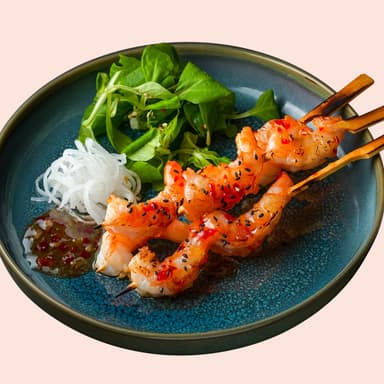 Якіторі з креветок