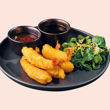 Хрумкі тигрові креветки