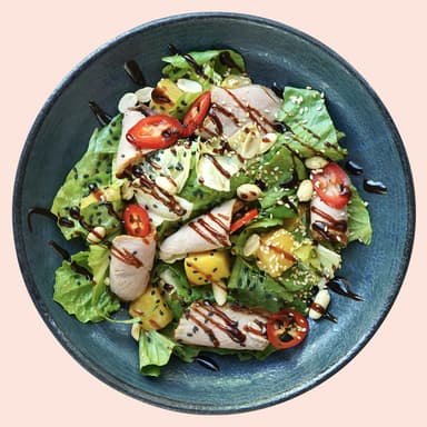 Салат з качкою та манго