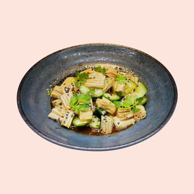 Салат з фучжу (соєвої спаржі)